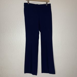 J Crew Edie Navy Blue Straight Leg Trousers Pants